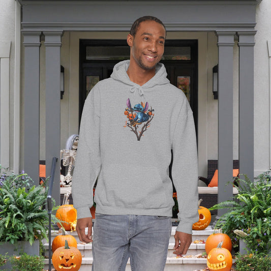 Spooky Stitch in Tree  Heavy Blend™ Hooded Sweatshirt