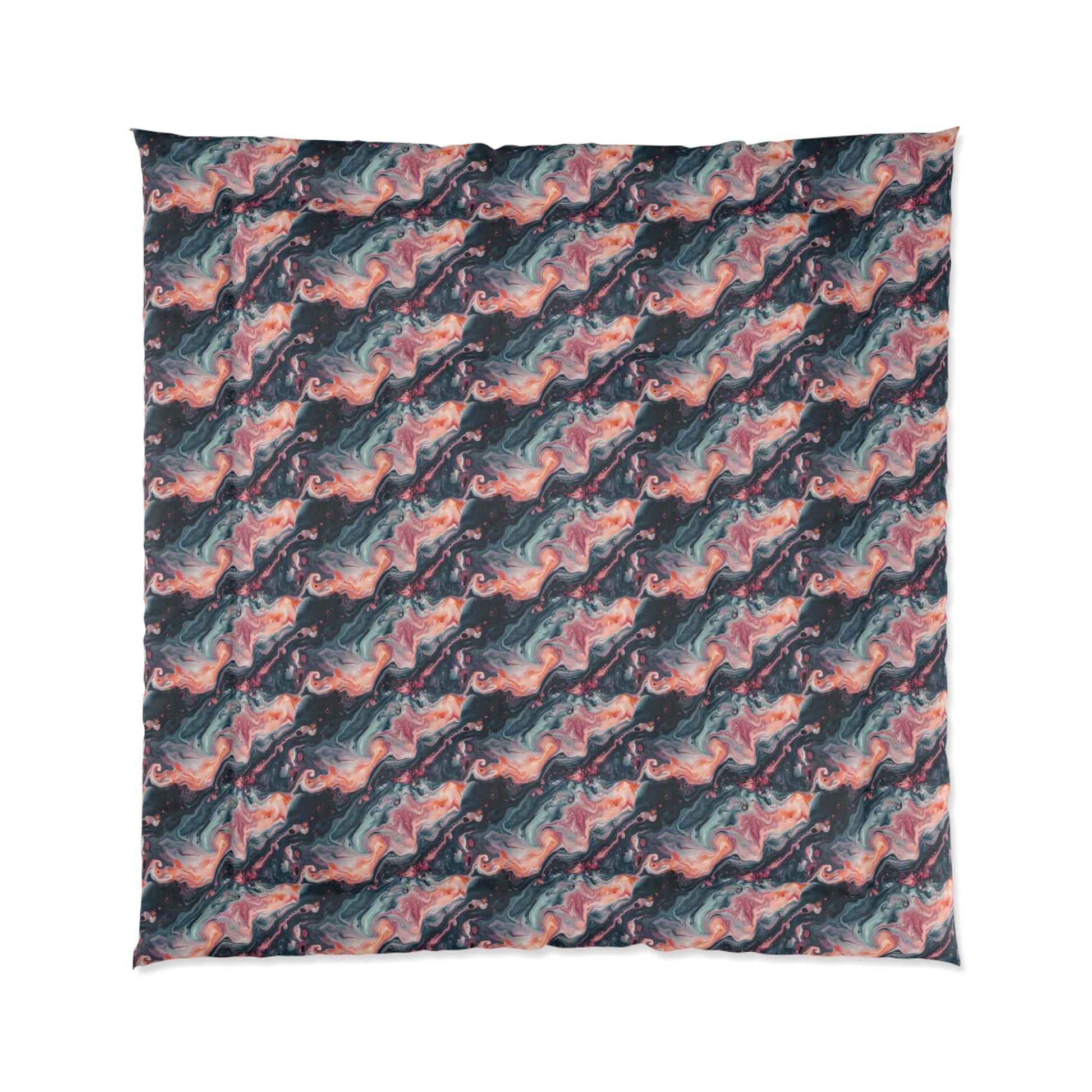 Pink Venom Marble Comforter