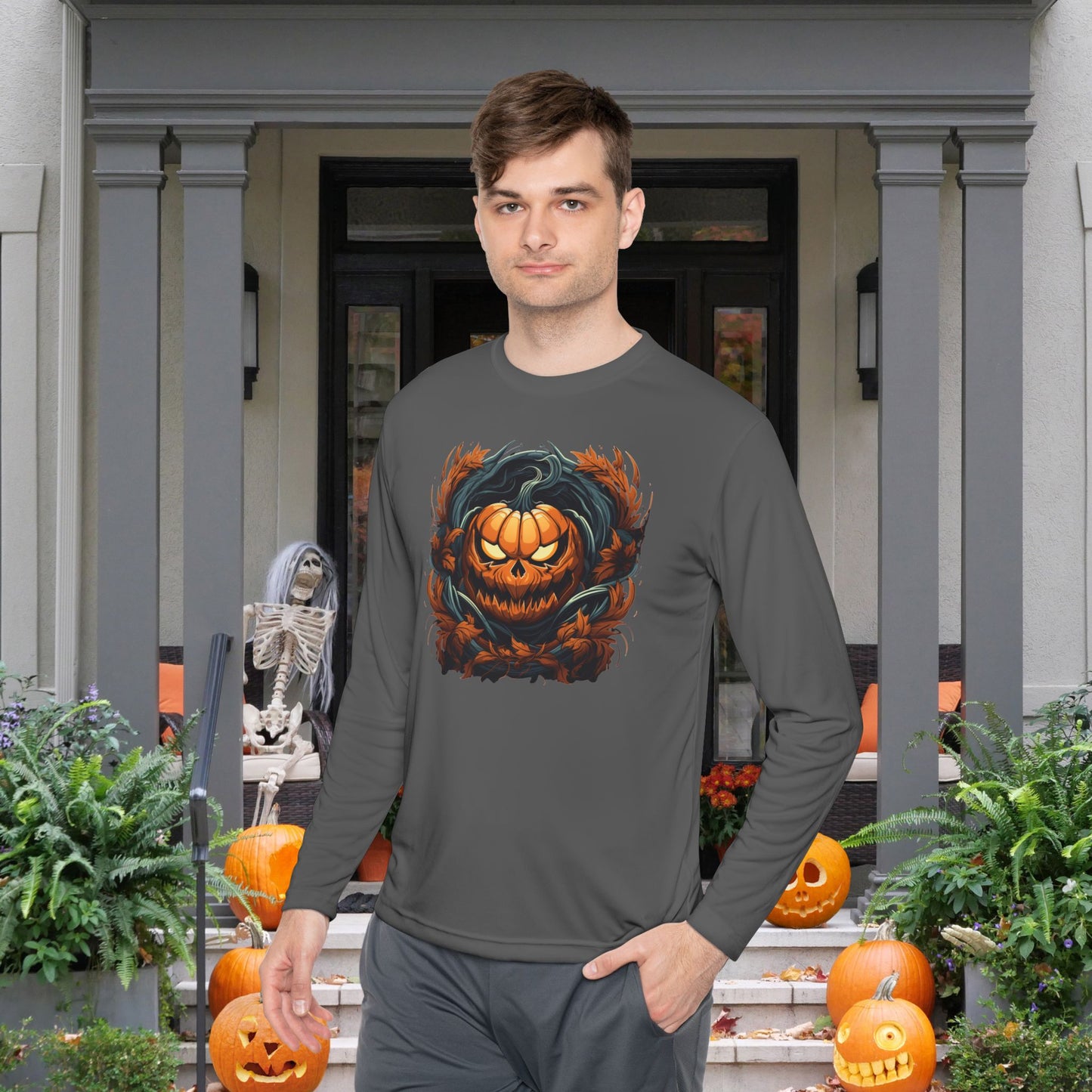 Night of the Jack Adult Long Sleeve Tee