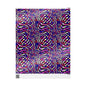 Warped Purple Checkered Wrapping Paper