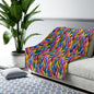 Vivid Vortex Fleece Blanket