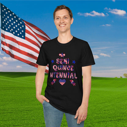 Semiquincentennial (American Flag) Adult T-shirt