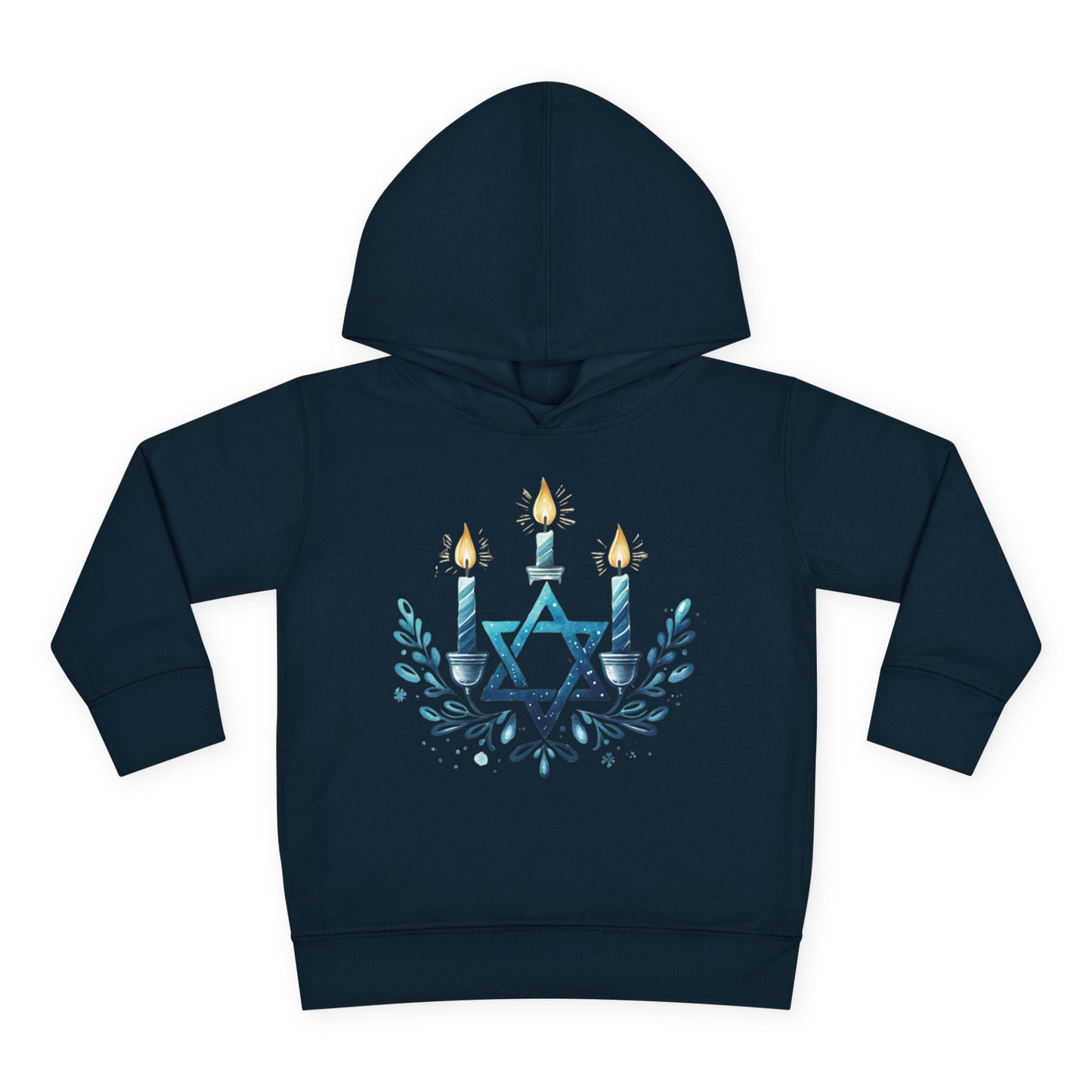 Star & Flame Hanukkah Toddler Hoodie