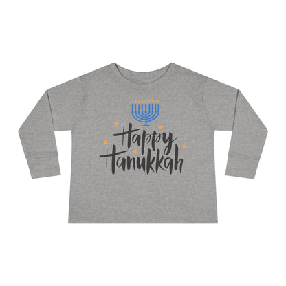 Happy Hanukkah 6 Toddler Long Sleeve Tee