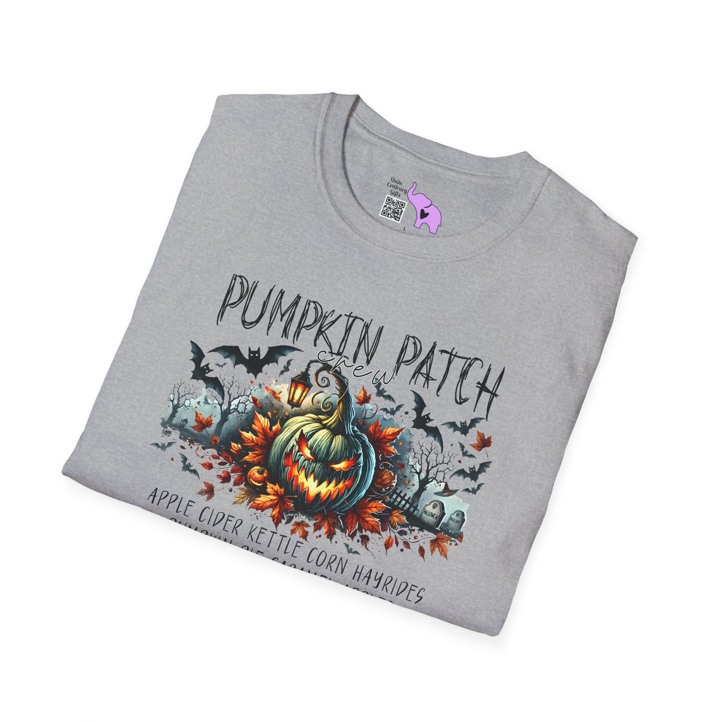Spooky Pumpkin Patch Adult T-shirt
