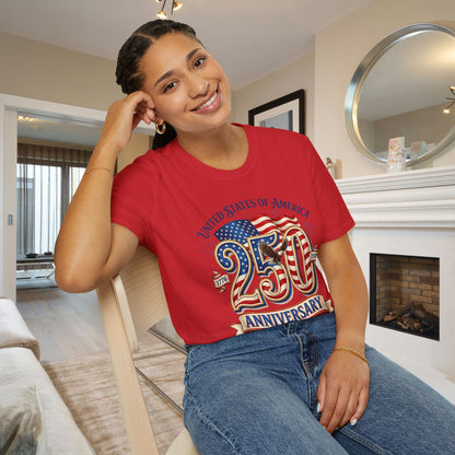 United States of America 250th Anniversary Adult T-shirt