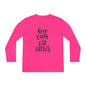 Keep Calm & Eat Latkes Youth Long Sleeve Tee