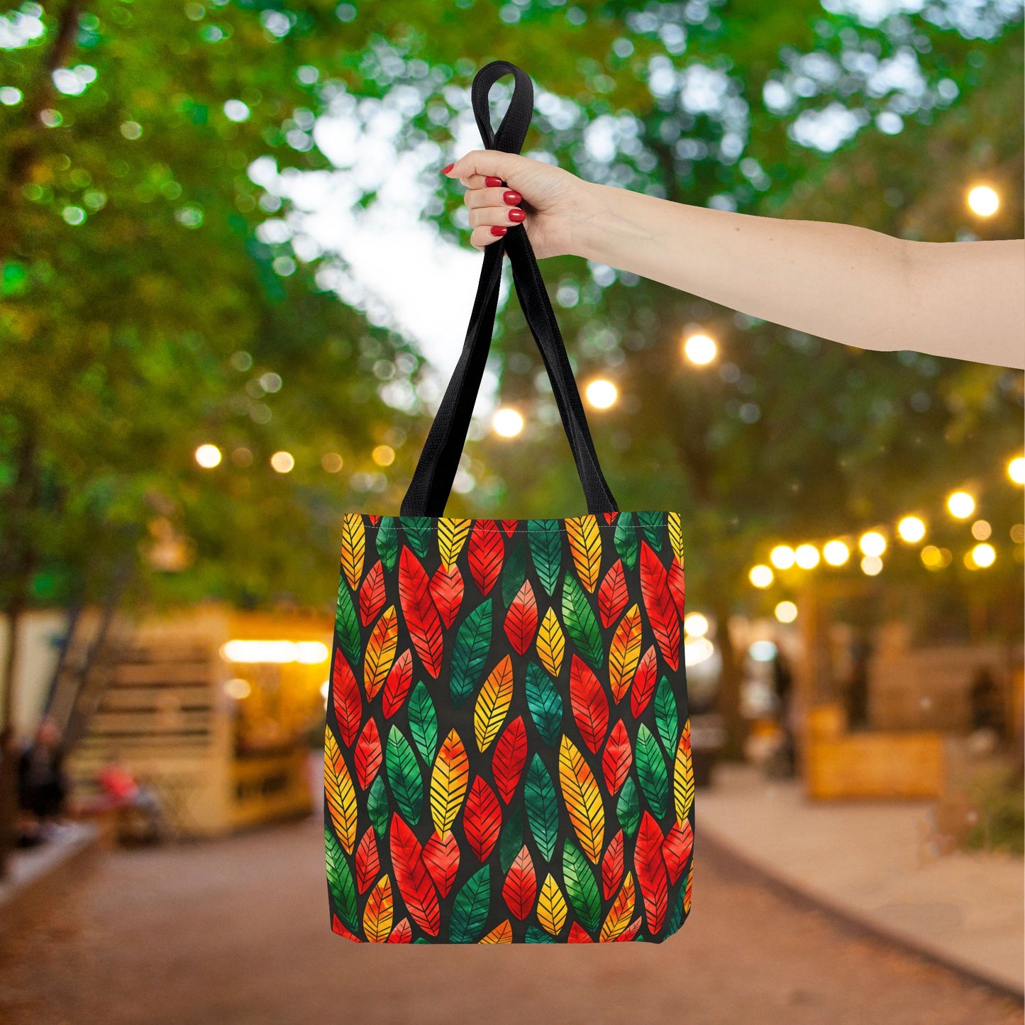 Festival Fire Canvas Tote Bag