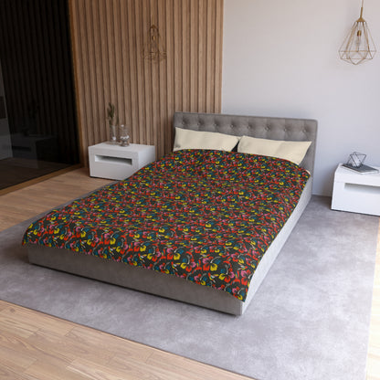Humming Bloom Microfiber Duvet Cover