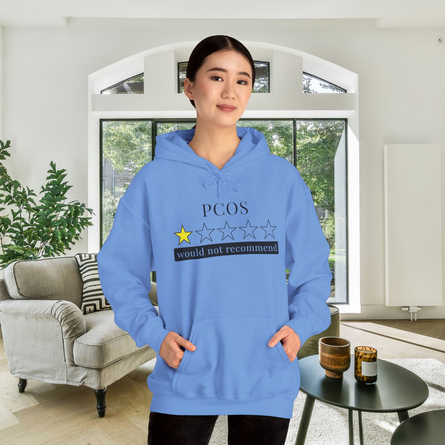 PCOS 1 Star Would Not Recommend Heavy Blend™ Hooded Sweatshirt