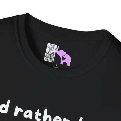I'd Rather Be a Cat Adult T-shirt