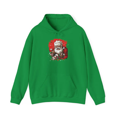 Angry Santa Adult Heavy Blend™ Hooded Sweatshirt