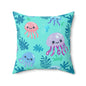 Jellyfish Daydreams Throw Pillow