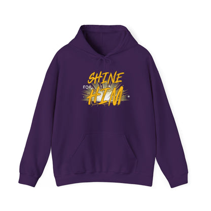 Shine For Him Heavy Blend™ Hooded Sweatshirt