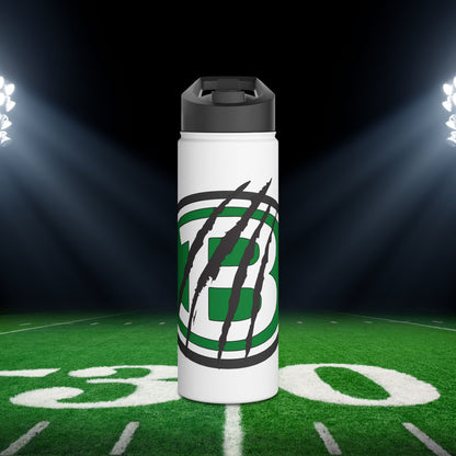 Brenham ISD Logo w/Claw Marks Stainless Steel Water Bottle