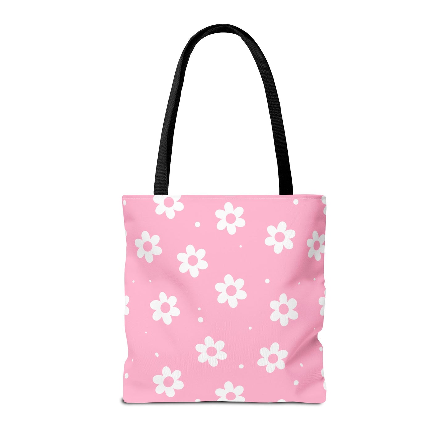 Pretty Petals & Dots Canvas Tote Bag