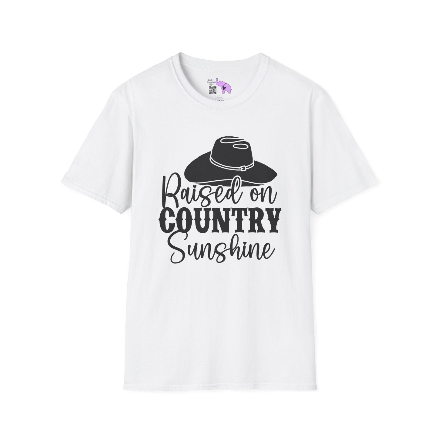 Raised On Country Sunshine Adult T-shirt