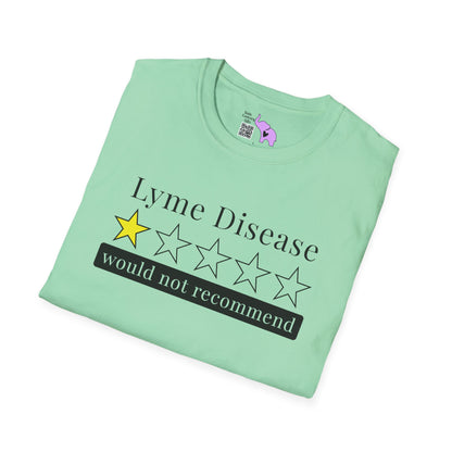 Lyme Disease 1 Star Would Not Recommend Adult T-shirt
