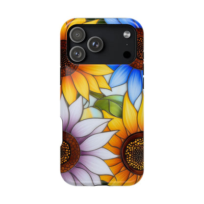 Colorful Sunflowers MagSafe® Compatible Tough Case for iPhone