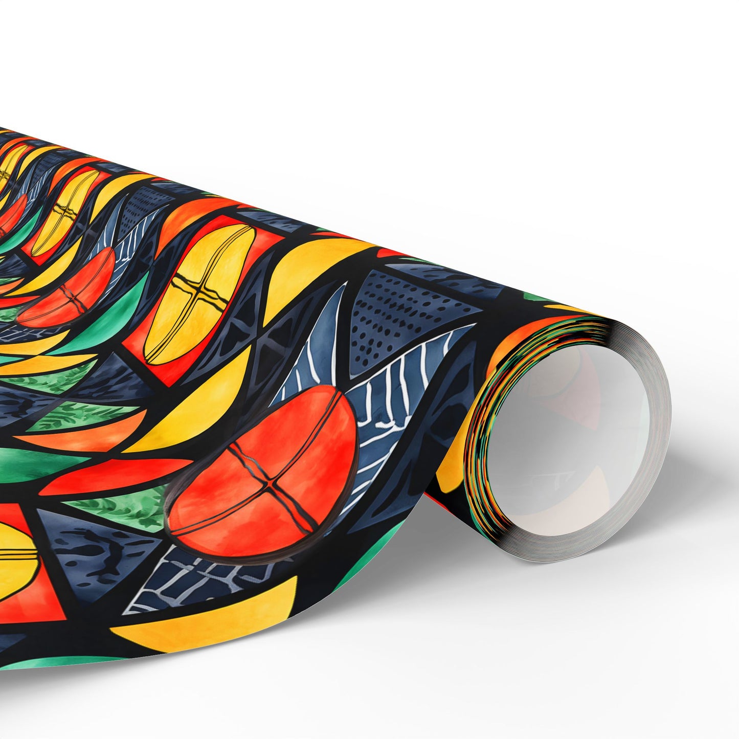 Candlelight Burst Kwanzaa Wrapping Paper
