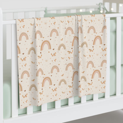 Rainbow Wings & Tiny Things Baby Swaddle Blanket