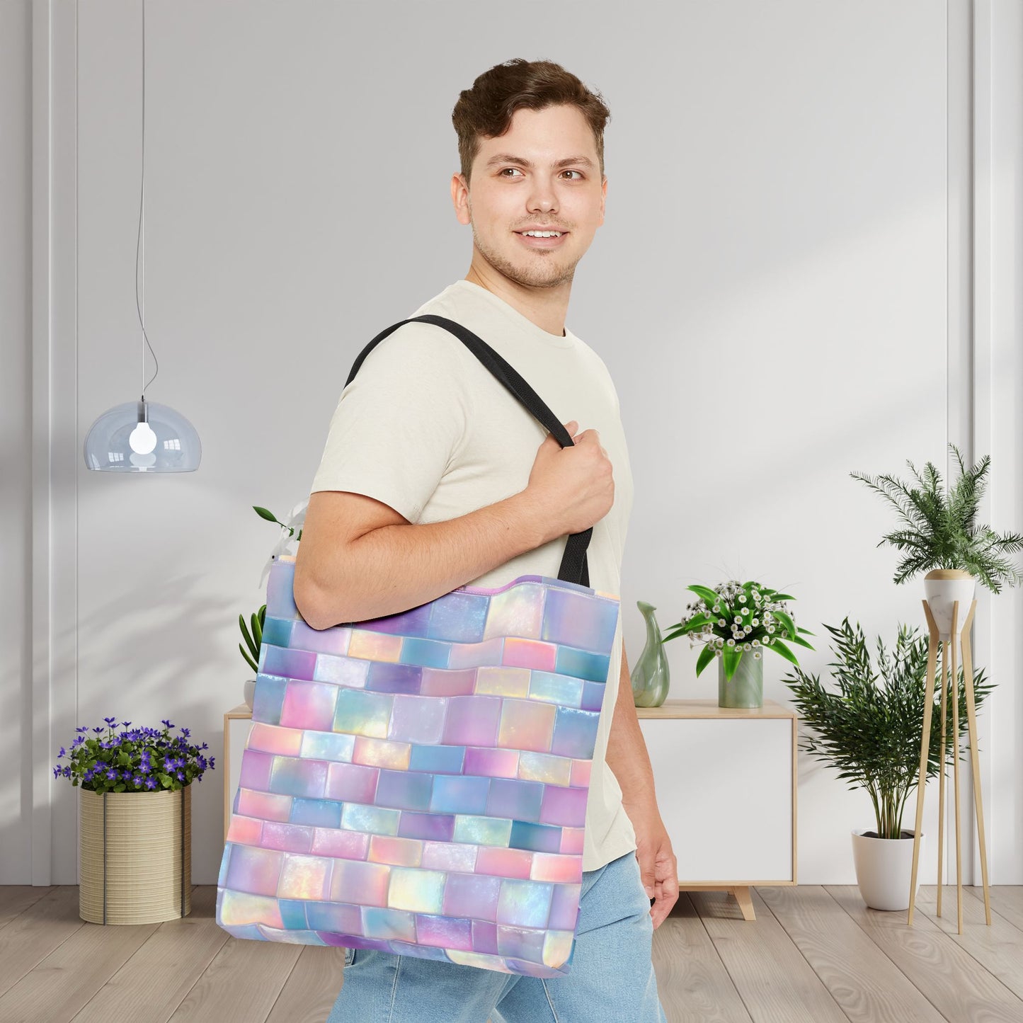 Cloudbound Panels Canvas Tote Bag