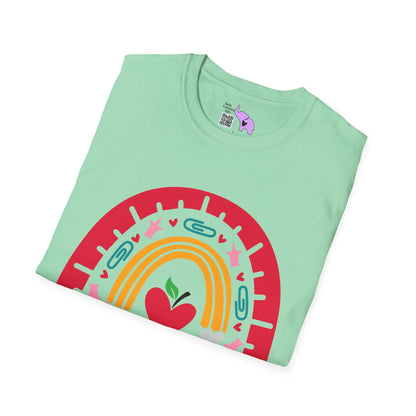 Rainbow Teacher Adult T-shirt