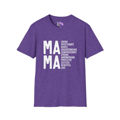Mama Qualities Adult T-shirt
