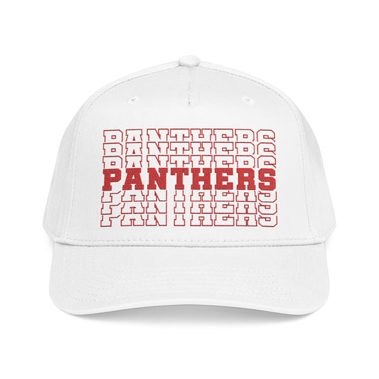 Panthers (Stacked) Mid Profile Baseball Cap