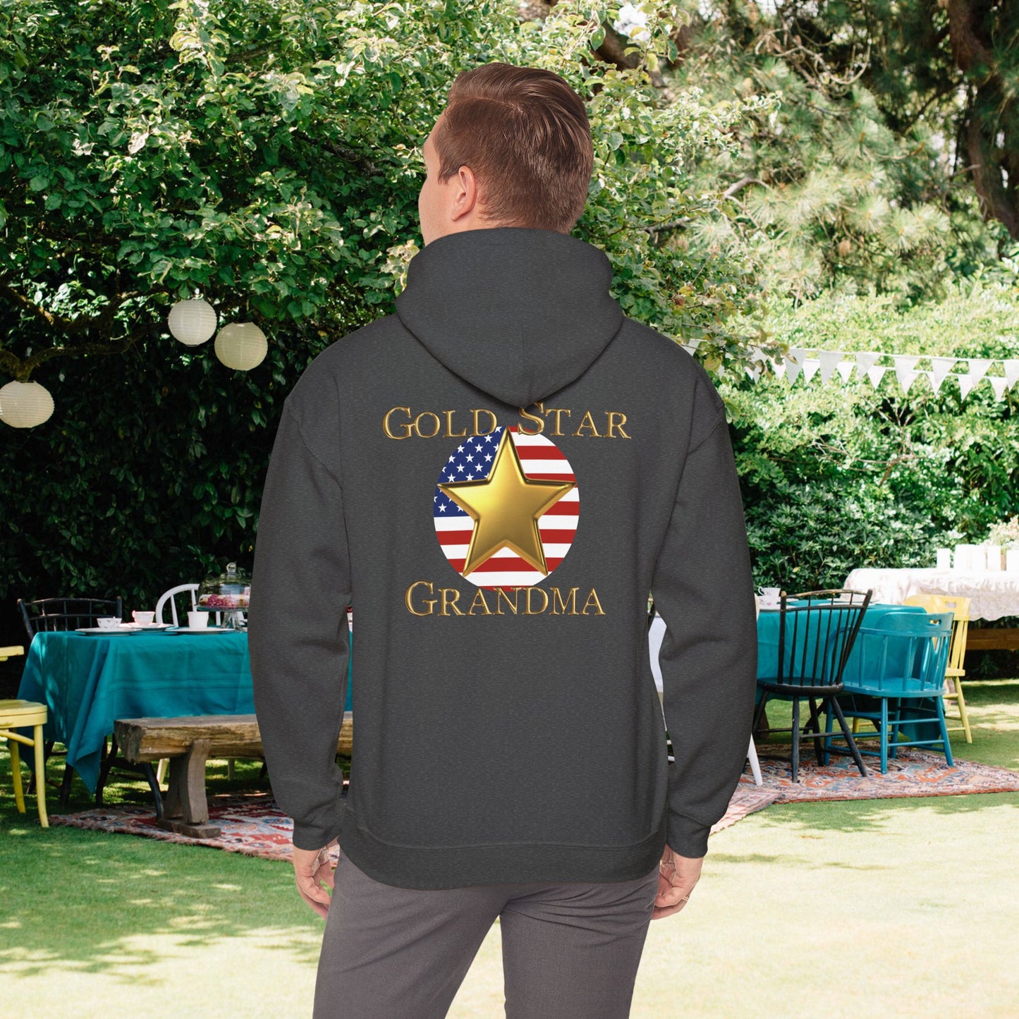 Gold Star Grandma Heavy Blend™ Hooded Sweatshirt