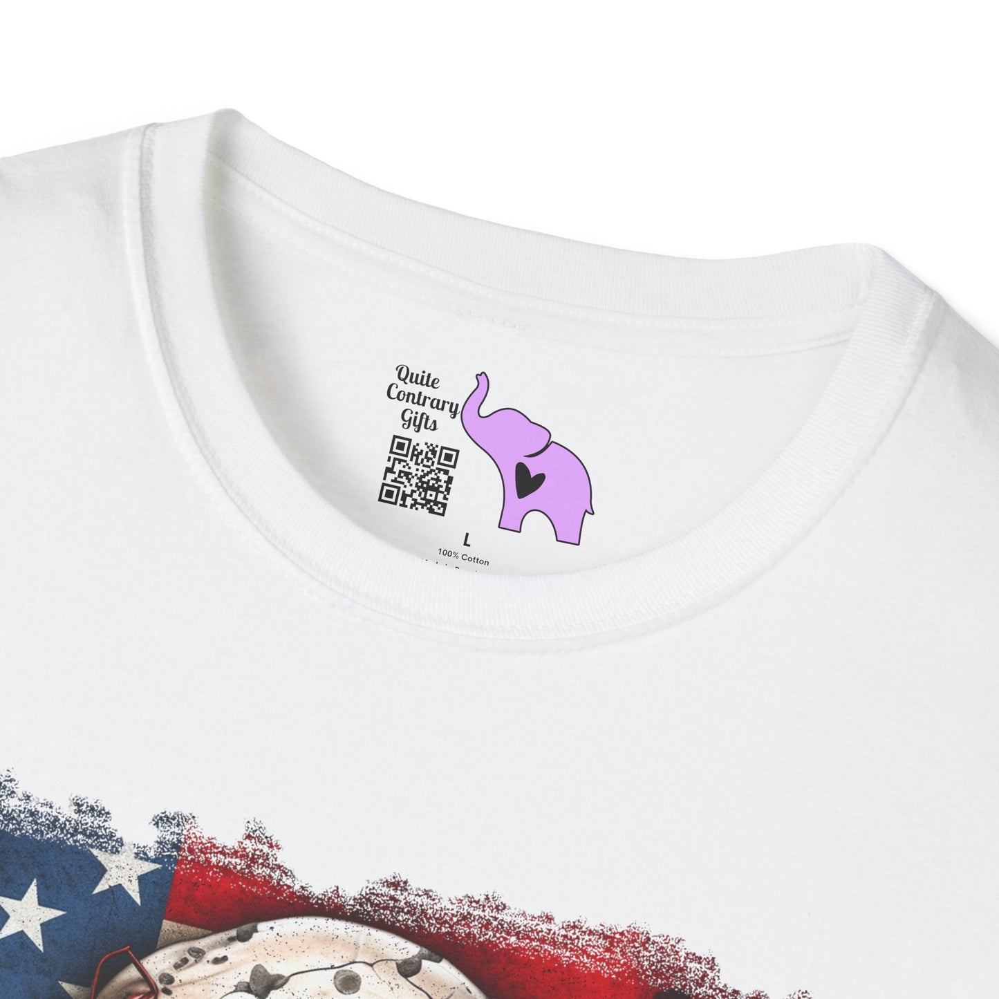 America Skull Adult T-shirt