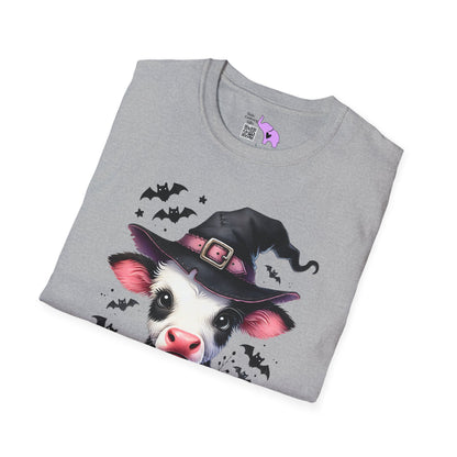 Moo...I Mean Boo Baby Cow Adult T-shirt