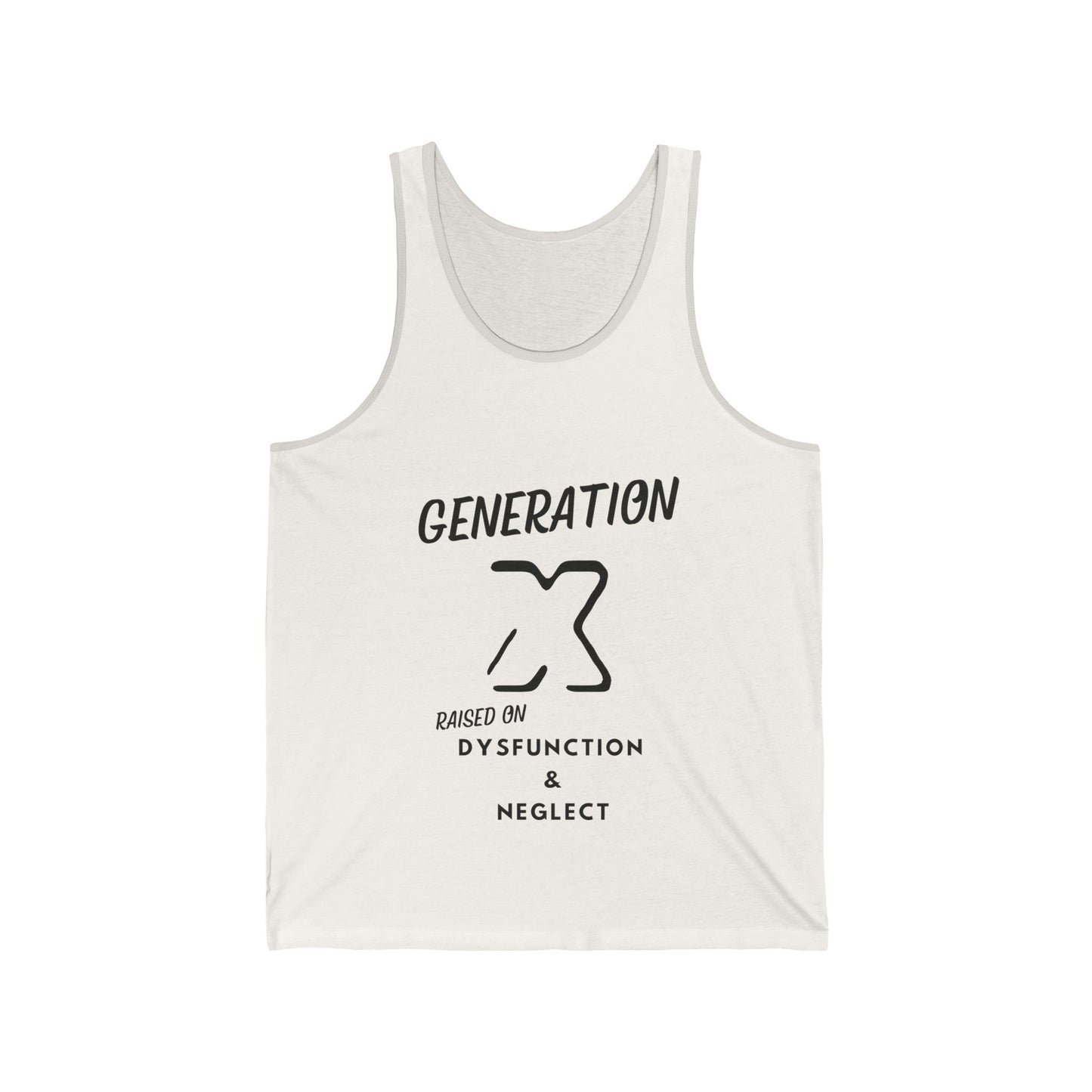 GenX Dysfunction and Neglect Adult Unisex Tank
