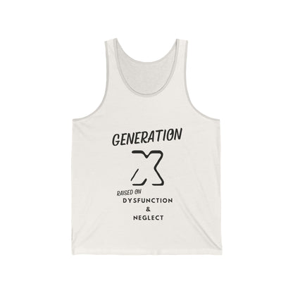 GenX Dysfunction and Neglect Adult Unisex Tank