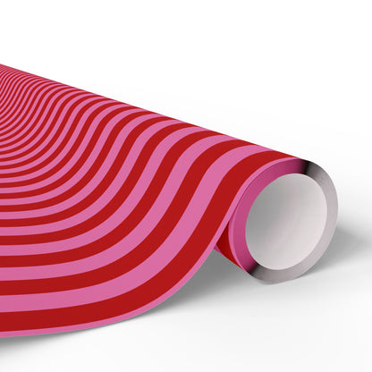 Be Mine Stripes Wrapping Paper