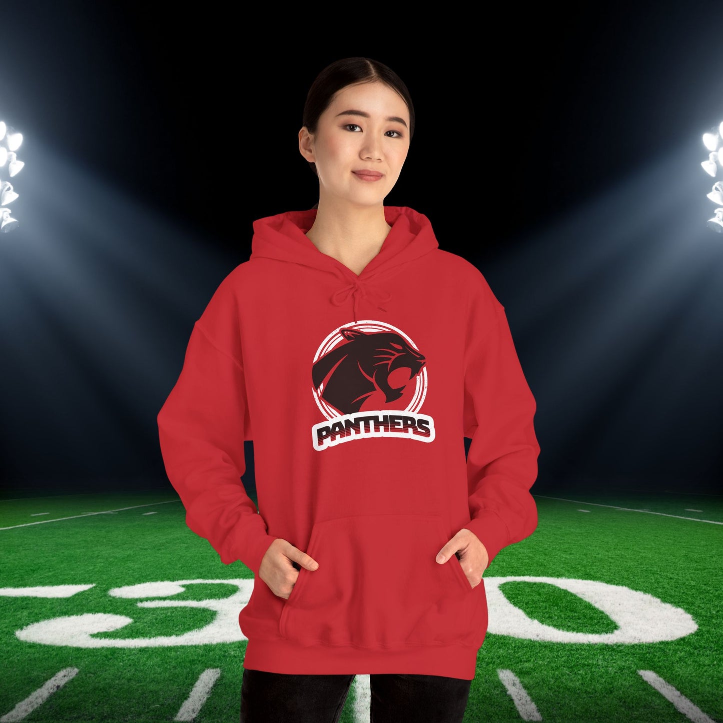 Panthers Circle Adult Heavy Blend™ Hooded Sweatshirt