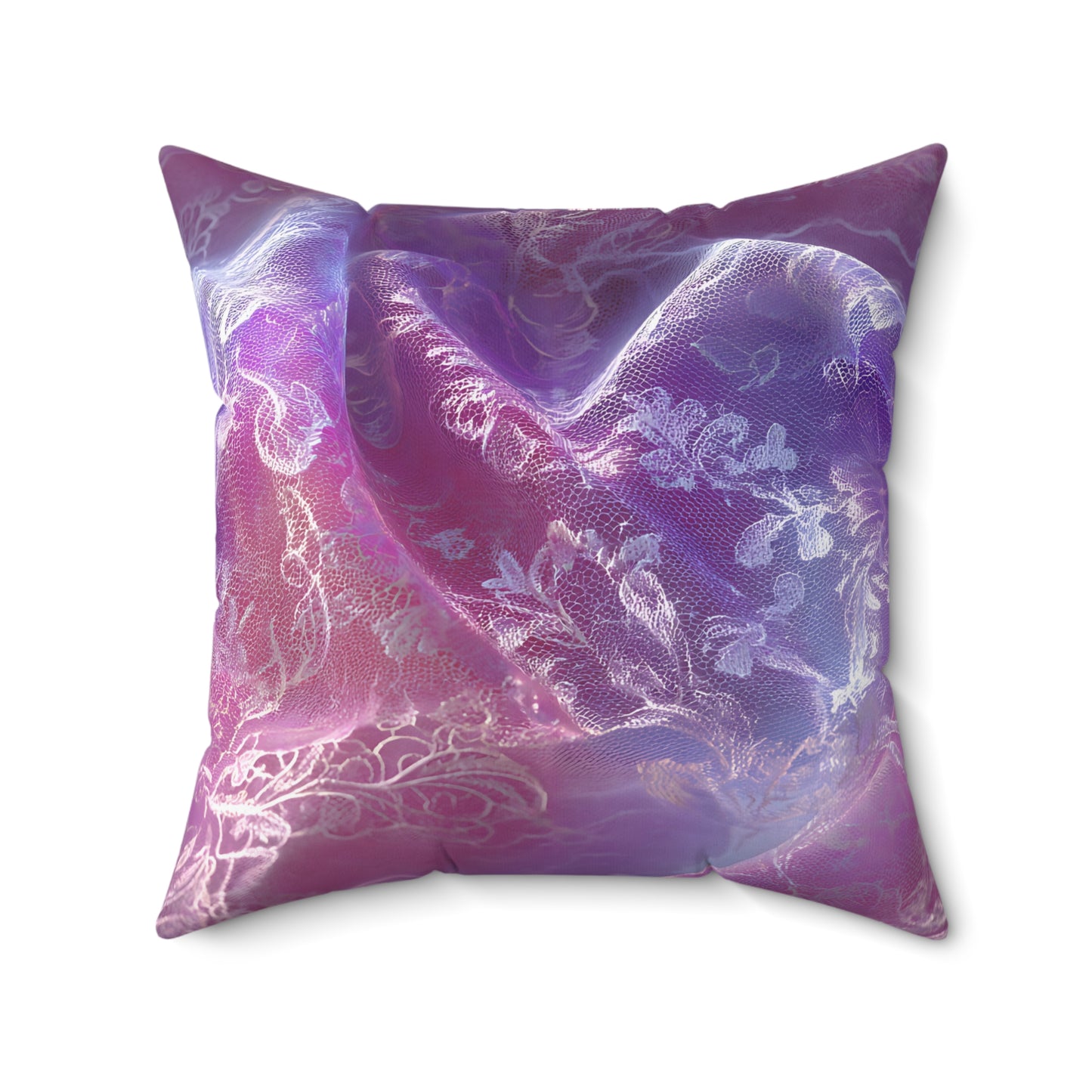 Blush Orchid Sheer & Lace Duvet Bedding Set