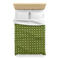Pistachio Pinwheels Microfiber Duvet Cover