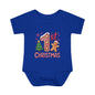 My First Christmas (Gingerbread Man) Infant Baby Rib Bodysuit