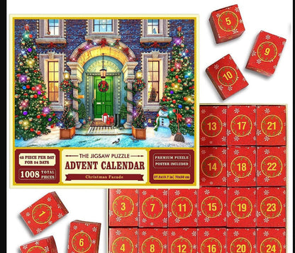 24 Day Christmas Puzzle Advent Calendar 1008 Pieces