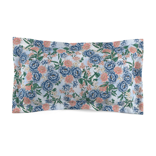 Tranquil Garden Microfiber Pillow Sham
