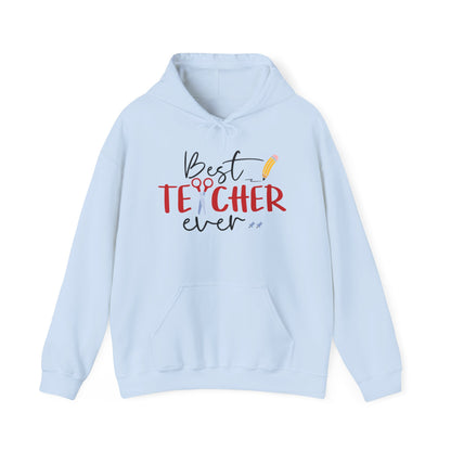 Best Teacher Ever Heavy Blend™ Hooded Sweatshirt