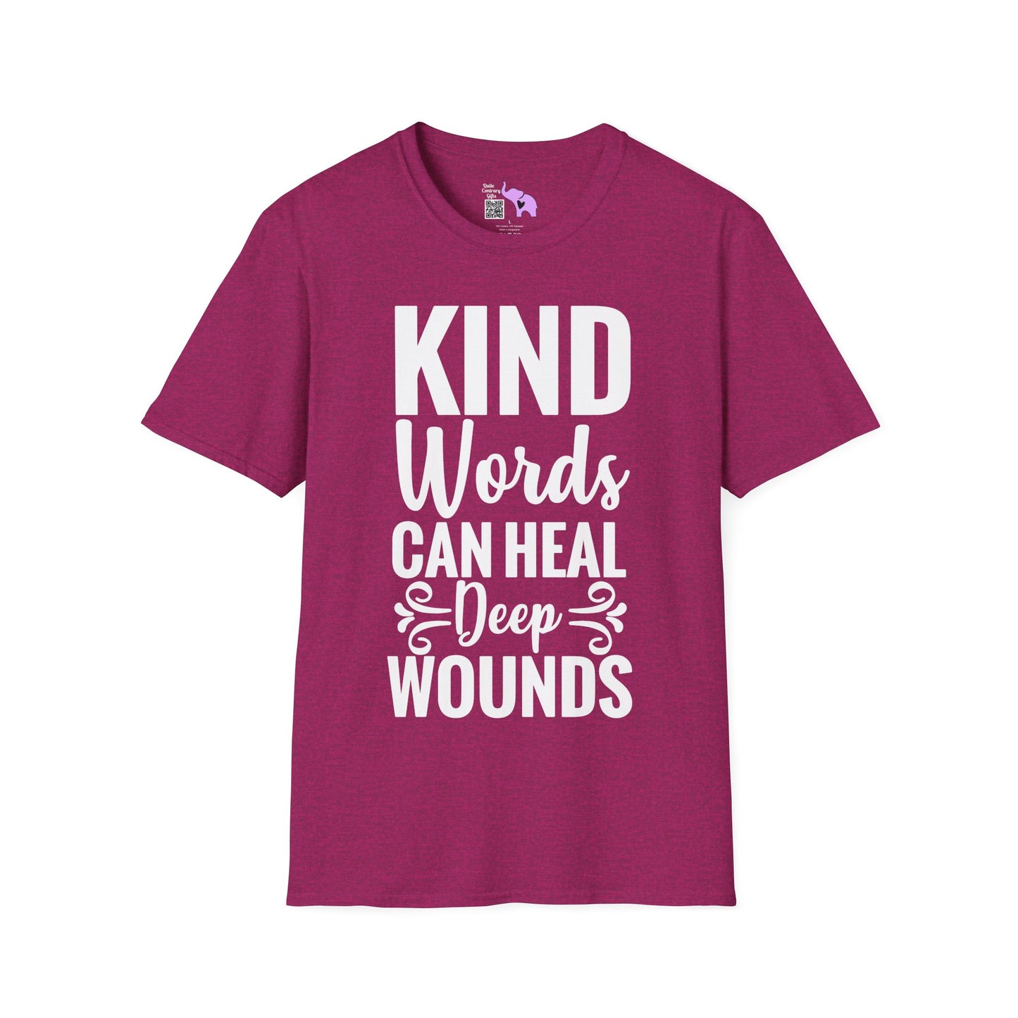 Kind Words Can Heal Deep Wounds Adult T-shirt