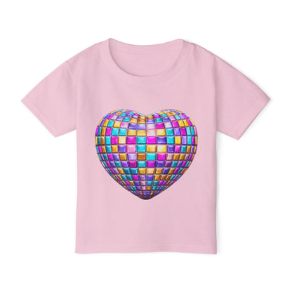 Heart in Blocks Heavy Cotton™ Toddler T-shirt