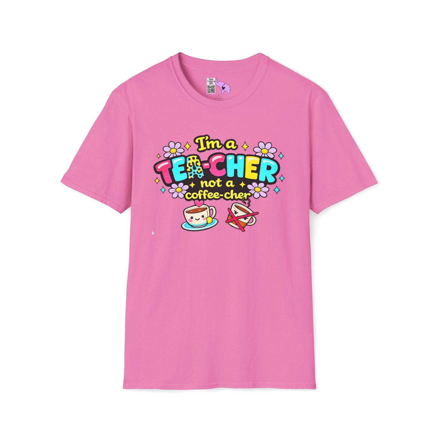 I'm A Tea-cher Not A Coffee-cher Adult T-shirt