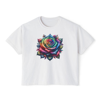 Colorful Rose Women's Boxy Tee
