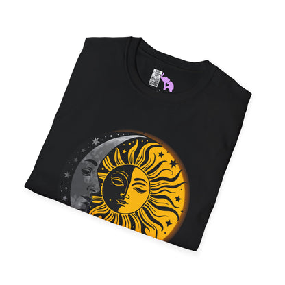 Sun Moon Stars Adult T-shirt