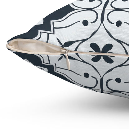 Lisbon Noir Throw Pillow