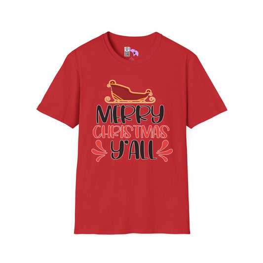 Merry Christmas Y'all Adult T-shirt