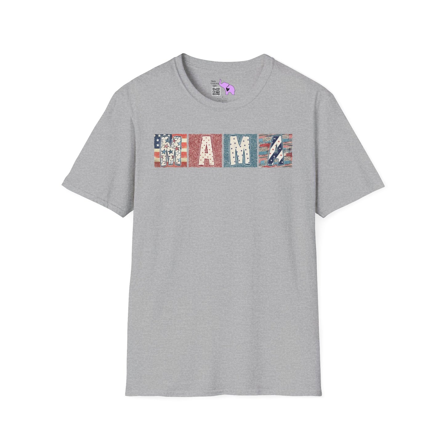 Mama (America Colors) Adult T-shirt